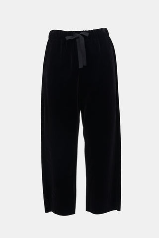 MM6 Maison Margiela Velvet Drawstring Trouser