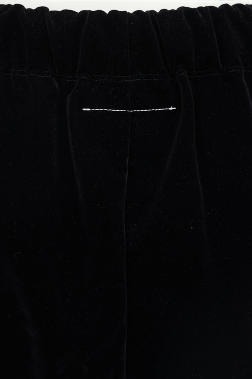 MM6 Maison Margiela Velvet Drawstring Trouser