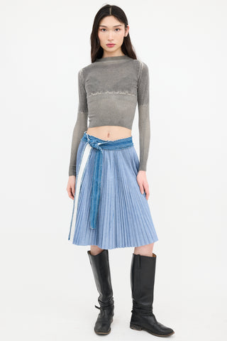 MM6 Maison Margiela Ribbed Crop Top