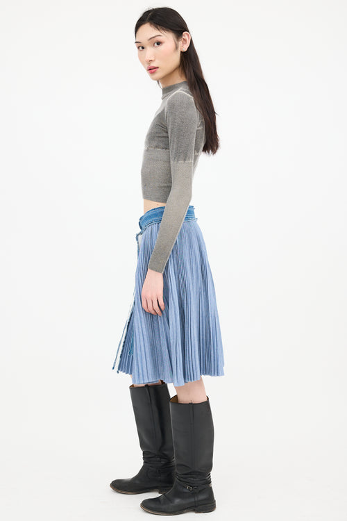 MM6 Maison Margiela Ribbed Crop Top