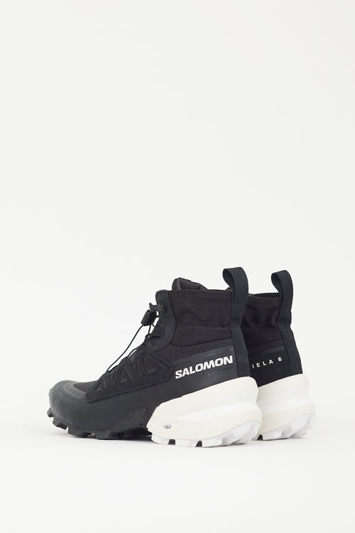 MM6 Maison Margiela X Salomon Black & White Cross High Sneaker