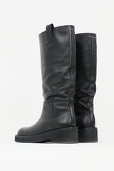 MM6 Maison Margiela Leather Knee High Boot