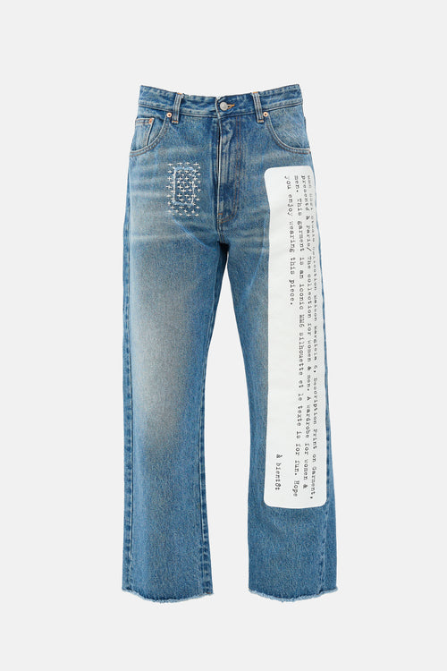 MM6 Maison Margiela SS 2021 Graphic Jeans