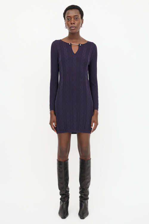 M Missoni Knit Chevron Dress