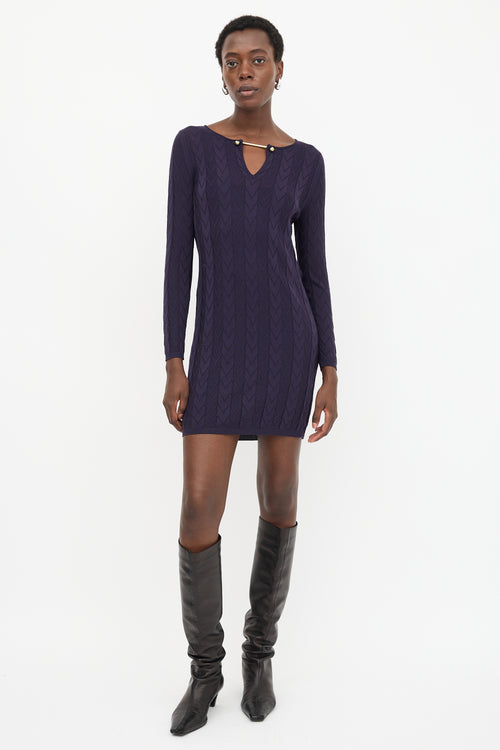 M Missoni Knit Chevron Dress