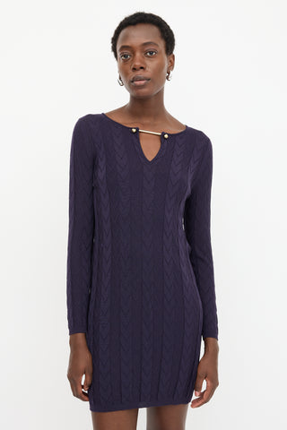 M Missoni Knit Chevron Dress