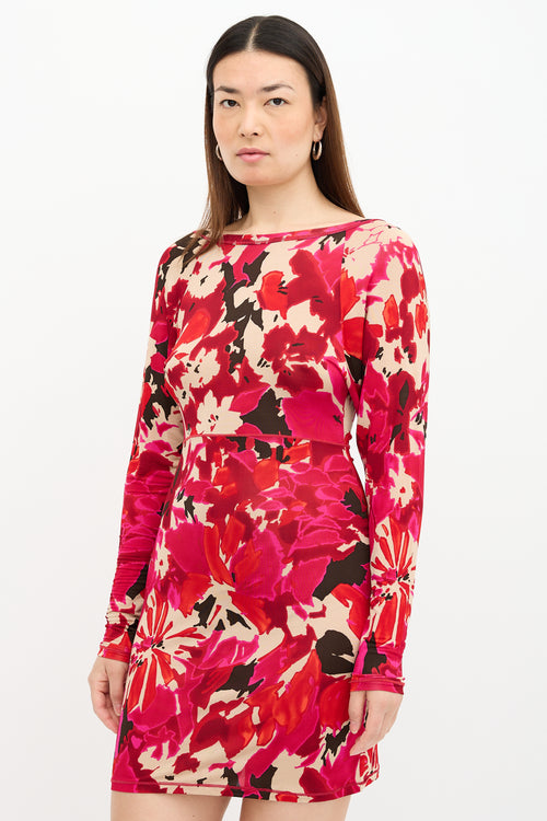 M Missoni Knit Floral Dress