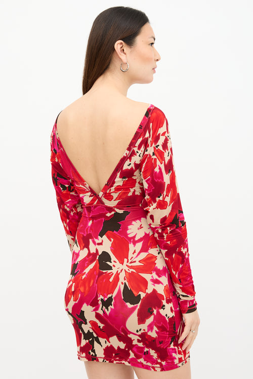 M Missoni Knit Floral Dress