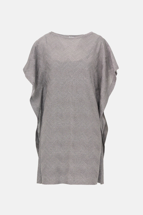 M Missoni Metallic Knit Dress