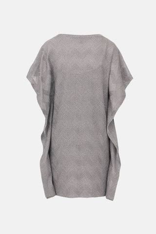 M Missoni Metallic Knit Dress