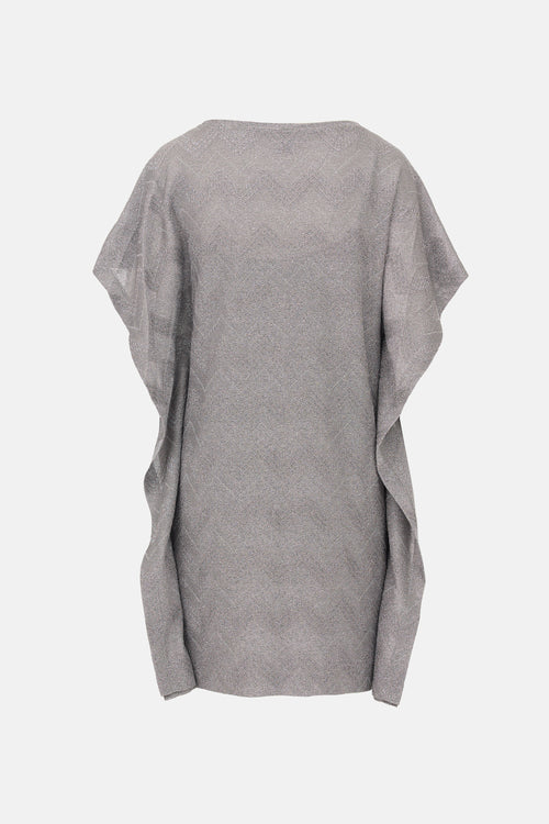M Missoni Metallic Knit Dress