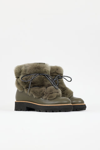 Montelliana Leather & Fur 1965 Boot