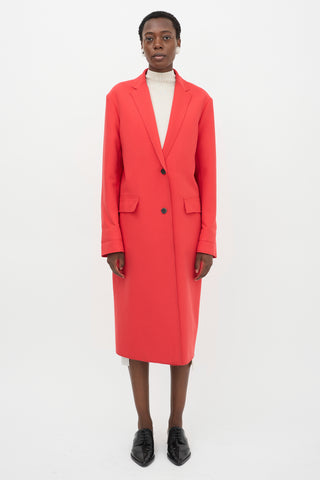 MSGM Crepe Two Button Coat