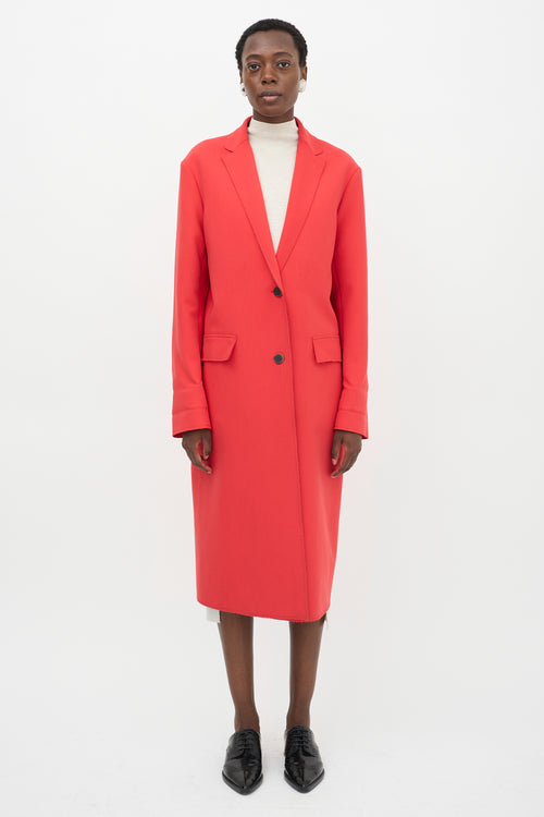 MSGM Crepe Two Button Coat