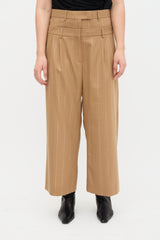 MSGM Double Waist Striped Trouser