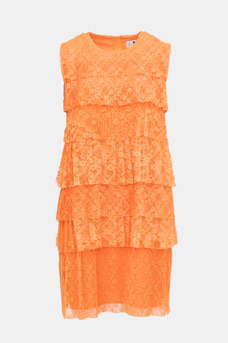 MSGM Lace Tiered Dress