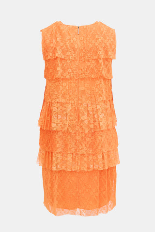 MSGM Lace Tiered Dress