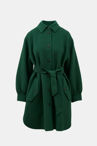 Max Mara Weekend Wool Belted Coat