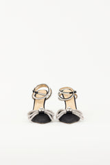 Mach & Mach Satin Double Bow Heel