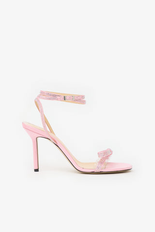 Mach & Mach Satin French Bow Sandal