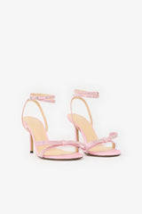 Mach & Mach Satin French Bow Sandal