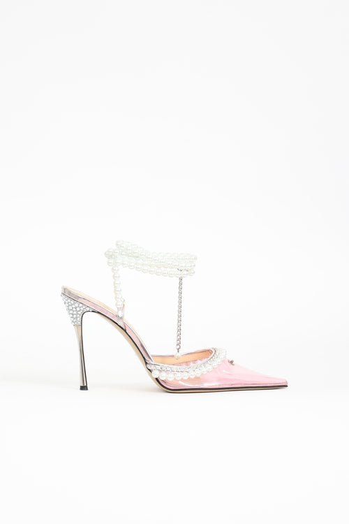 Mach & Mach PVC Diamond Of Elizabeth Pump