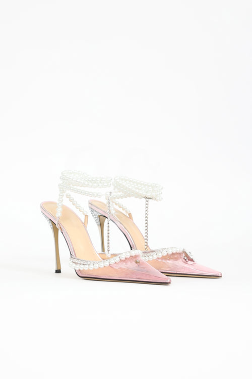 Mach & Mach PVC Diamond Of Elizabeth Pump