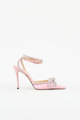 Mach & Mach Satin Double Bow Heel