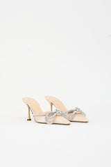 Mach & Mach Satin Double Bow Mule