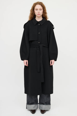 Mackage Wool Aliza Trench Coat