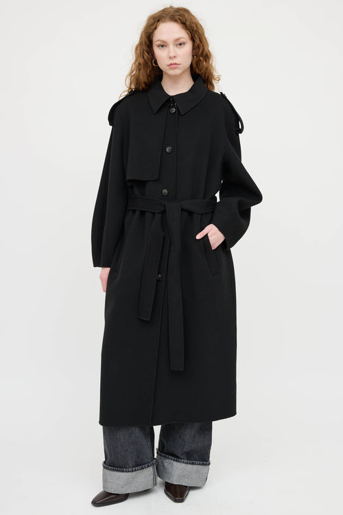 Mackage Wool Aliza Trench Coat