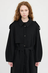Mackage Wool Aliza Trench Coat