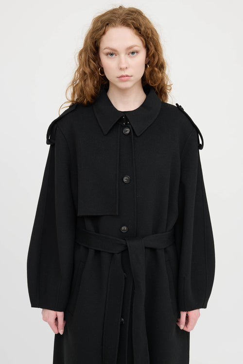 Mackage Wool Aliza Trench Coat