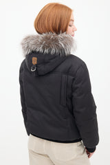 Mackage Black Down & Fur Trim Glen 2-in-1 Jacket