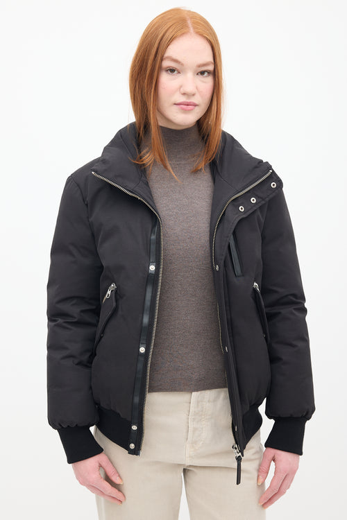 Mackage Black Down & Fur Trim Glen 2-in-1 Jacket