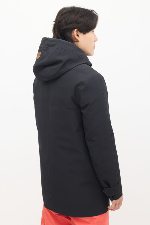 Mackage Black Down & Nylon 2-in-1 Coat