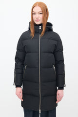 Mackage Black Down & Shearling Reynold Puffer Coat