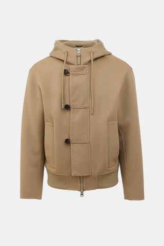 Mackage Brushed Wool Hooded Jacket