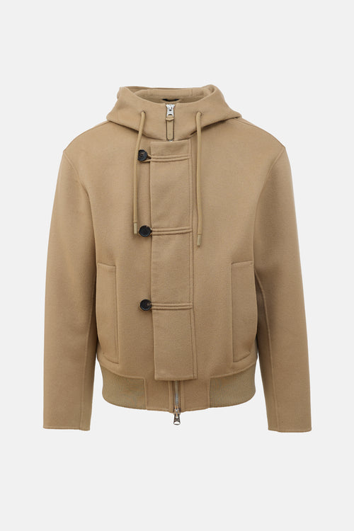 Mackage Brushed Wool Hooded Jacket