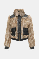 Mackage Fur & Leather Aviator Jacket