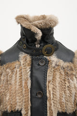 Mackage Fur & Leather Aviator Jacket