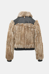 Mackage Fur & Leather Aviator Jacket