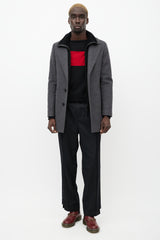 Mackage Grey Wool & Cashmere Blend Dillon Coat