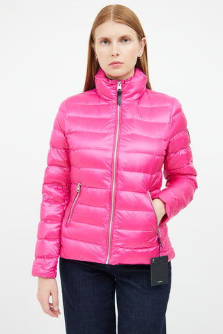 Pink Davina Packable Down Jacket