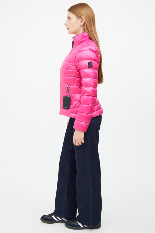 Pink Davina Packable Down Jacket