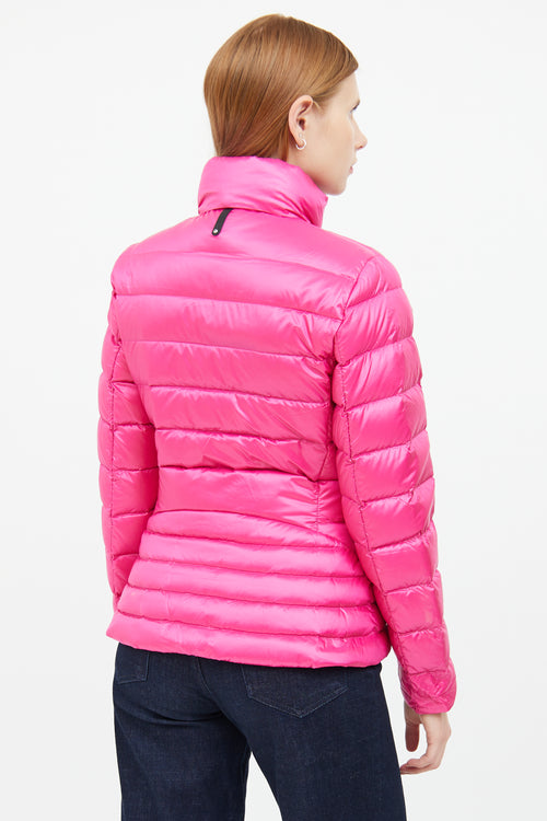 Pink Davina Packable Down Jacket