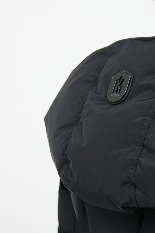 Mackage Black Nylon Adali Down Coat