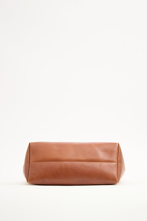 Madewell Brown Leather Transport Tote