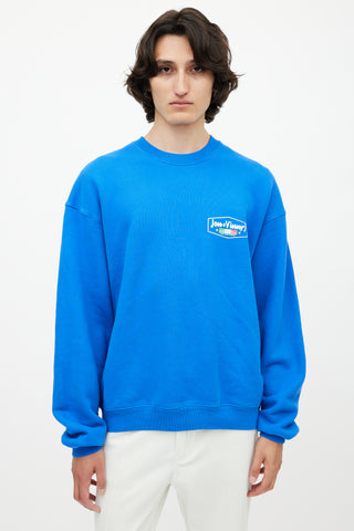 Madhappy Blue & Multicolour Italy Sweatshirt