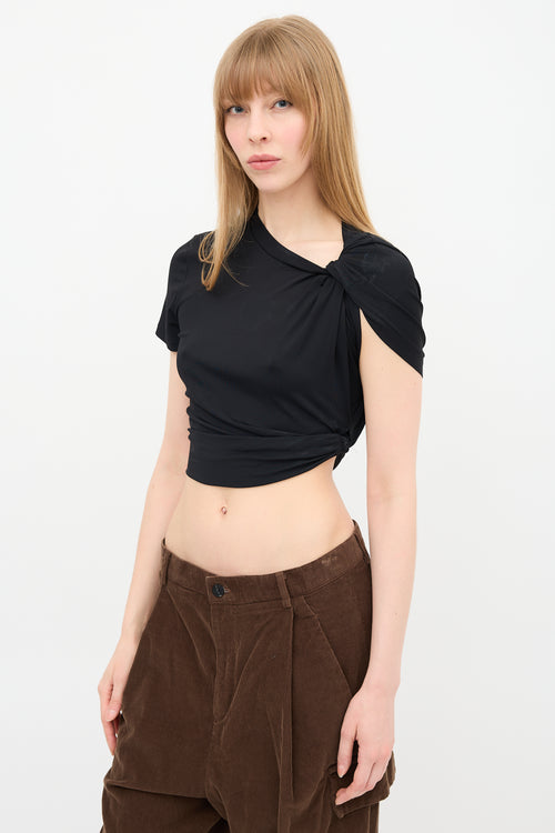 Magda Butrym Asymmetrical Twist T-Shirt